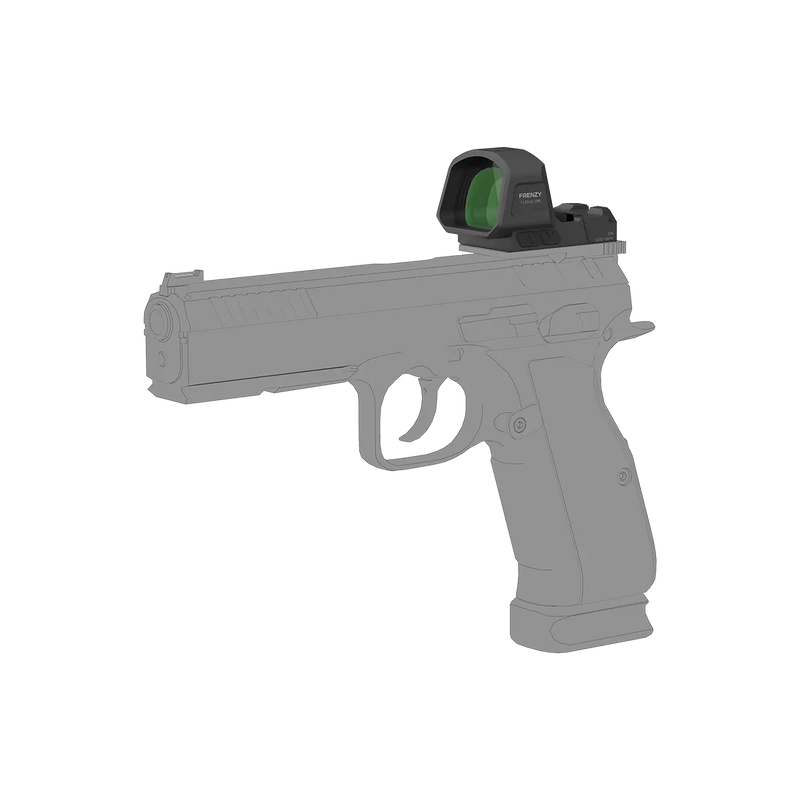 Laden Sie das Bild in Galerie -Viewer, Multi-Reticle Green Dot | Frenzy F3 26x32 6MOA GMR Green Dot Sight (SCRD-GM79) | for Glock® 17/19
