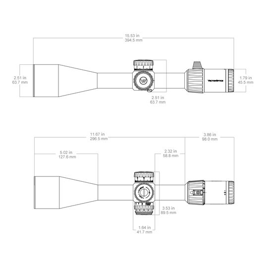 Tauron 5-30x56 GenII Rifle Scope (SCFF-66)