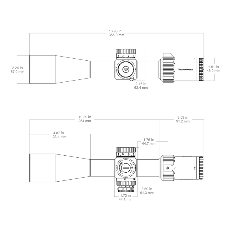 Load image into Gallery viewer, Tauron 6-24x50 HD MIL Rifle Scope (SCFF-46)