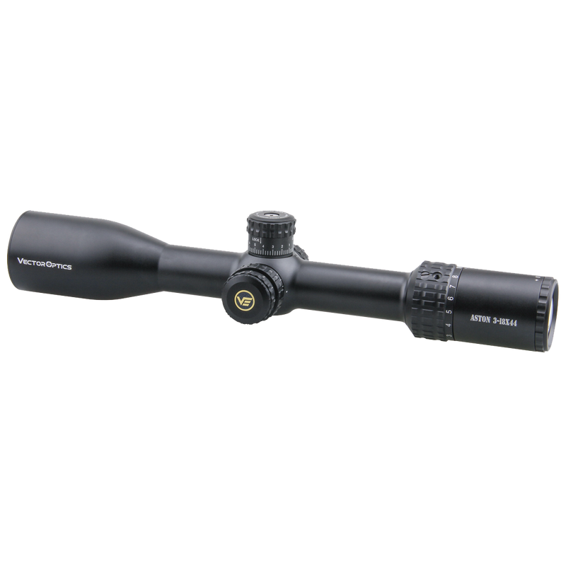 Cargue la imagen en el visor de la galería, Aston 3-18X44 SFP Tactical Riflescope Side