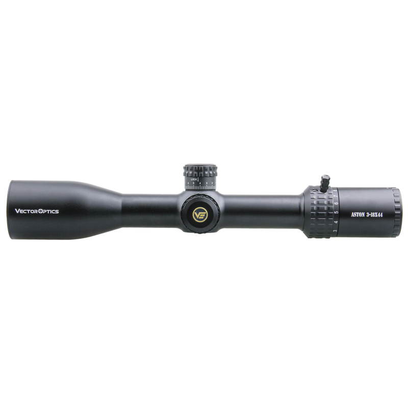Cargue la imagen en el visor de la galería, Aston 3-18X44 SFP Tactical Riflescope Side