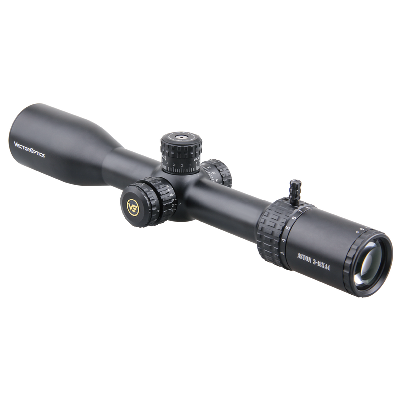 Cargue la imagen en el visor de la galería, Aston 3-18X44 SFP Tactical Riflescope Front Side