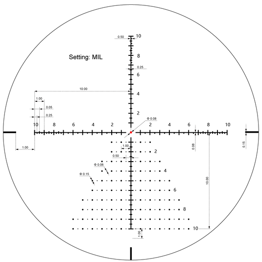 Veyron Plus 10x30 Zero Rifle Scope (SCOM-46)