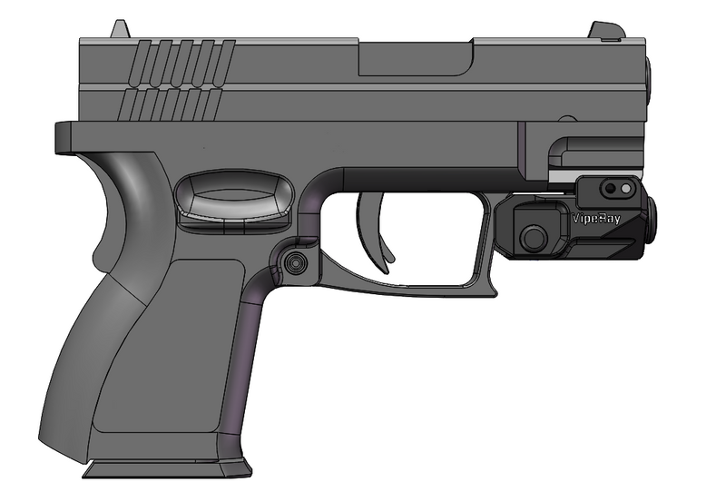 Load image into Gallery viewer, Scrapper Subcompact Pistol Green Laser Sight FDE