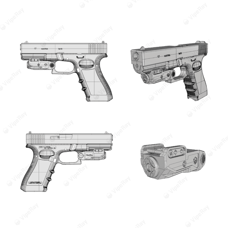 Load image into Gallery viewer, Scrapper Pistol Green Laser Sight