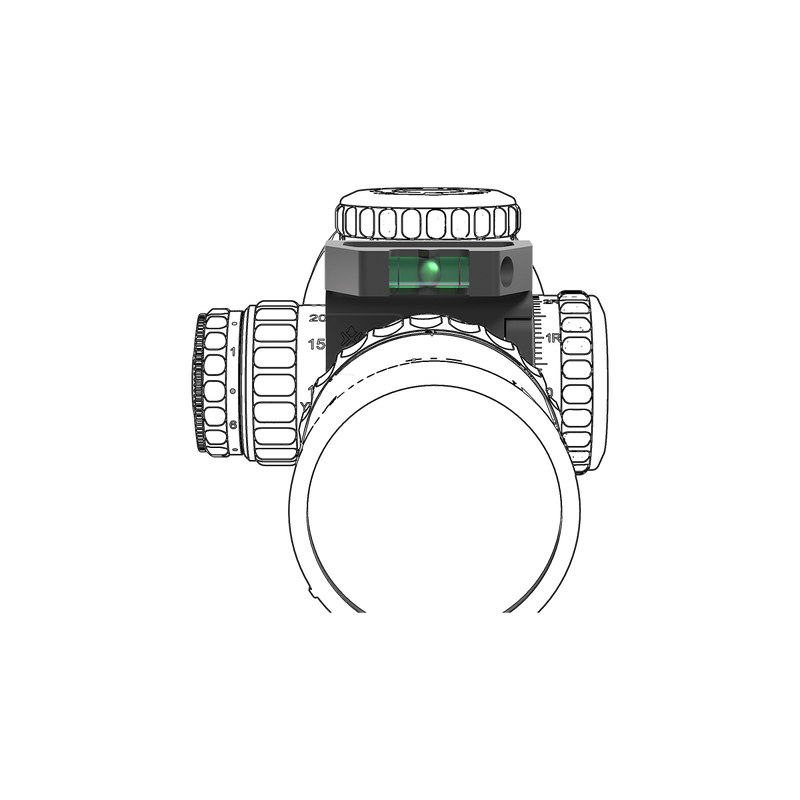 將圖片載入到圖庫檢視器中, X-ACCU 30/34mm Quick-flip Turret Mark Magnifier Mount Ring with Level Bubble SCTR-01/02