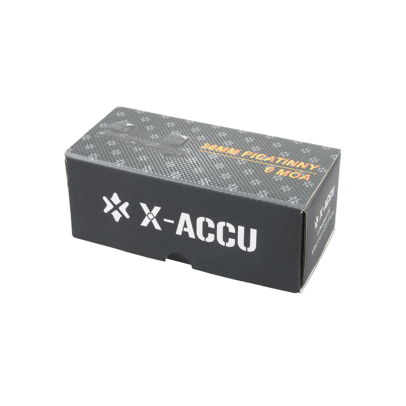 將圖片載入到圖庫檢視器中, X-ACCU 30mm 1.2" Medium Profile 1- Piece 0MOA Picatinny - Vector Optics Online Store