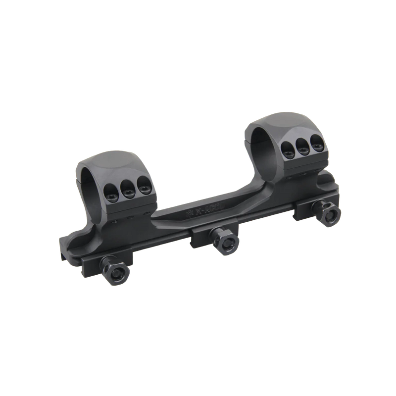 將圖片載入到圖庫檢視器中, X-ACCU 30mm 1.2" Medium Profile 1- Piece 0MOA Picatinny - Vector Optics Online Store