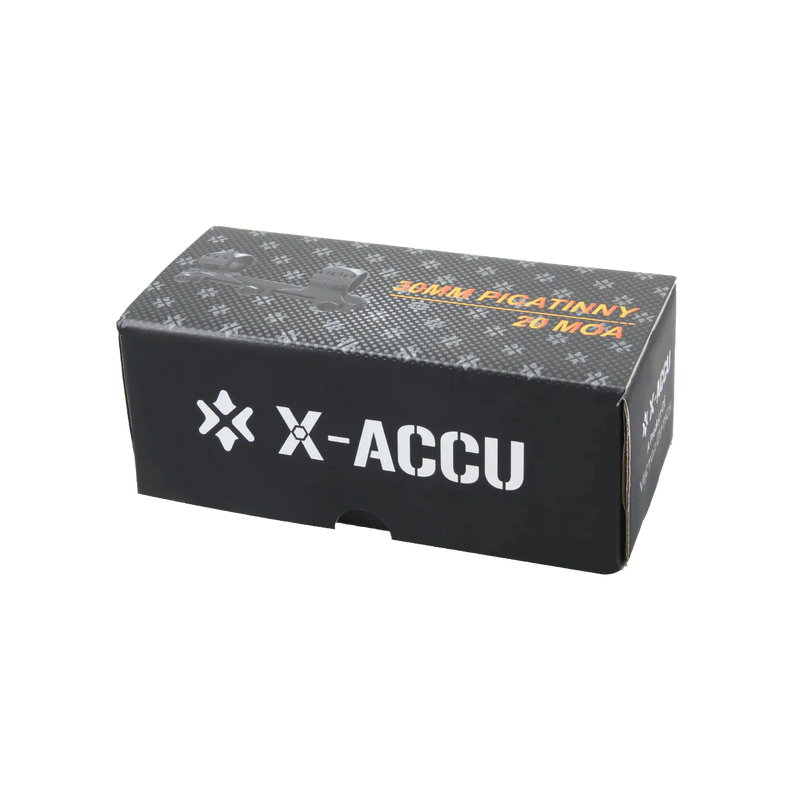 Загрузить изображение в просмотрщик галереи, X-ACCU 30mm 1.2" Medium Profile 1- Piece 20MOA Picatinny - Vector Optics Online Store