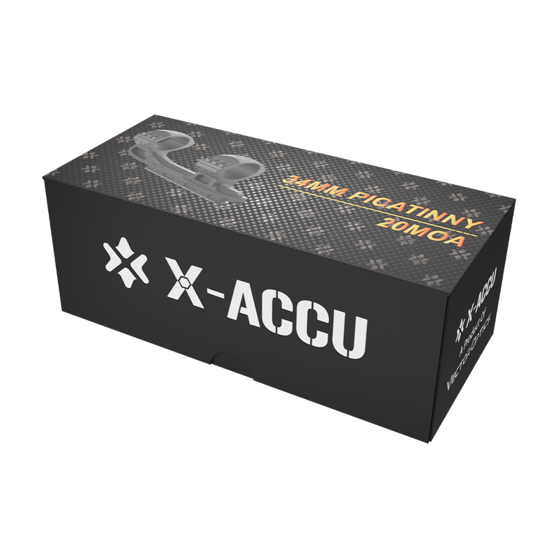 Load image into Gallery viewer, 34mm Cant 0MOA/20MOA One Piece High Picatinny Mount (XASR-3014/XASR-3015)