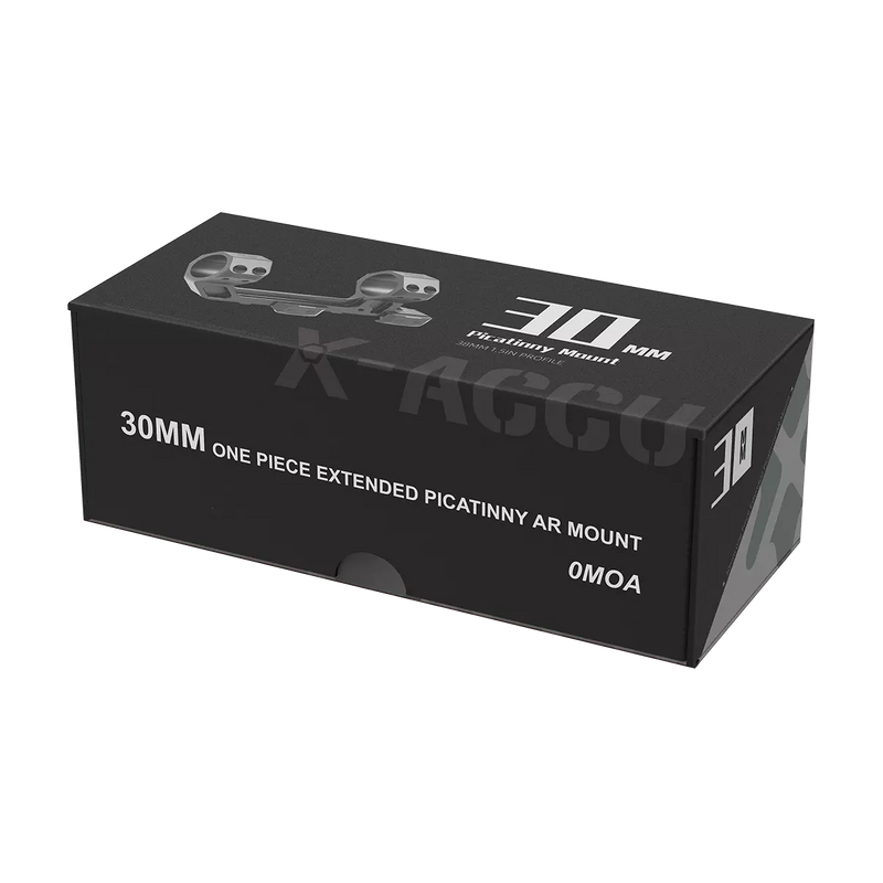 Load image into Gallery viewer, 30mm One Piece AR Extended Picatinny Ring Mount