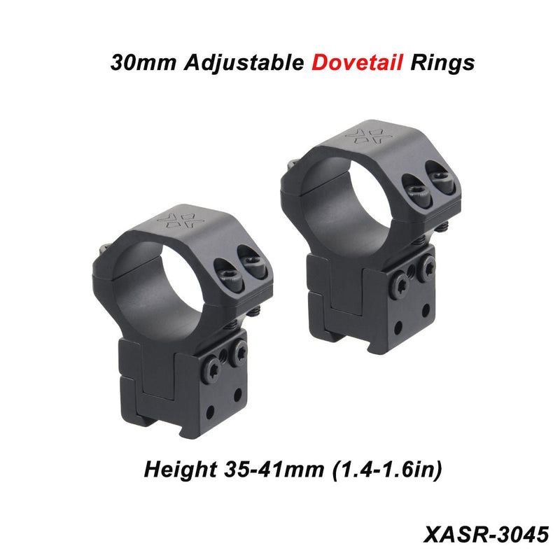 Загрузить изображение в просмотрщик галереи, X-ACCU 25.4mm/1in 30mm 34mm Adjustable Scope Rings - Vector Optics Online Store
