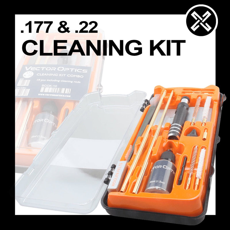 將圖片載入到圖庫檢視器中, Gunpany .177 & .22 Airgun Gun Cleaning Kit - Vector Optics Online Store