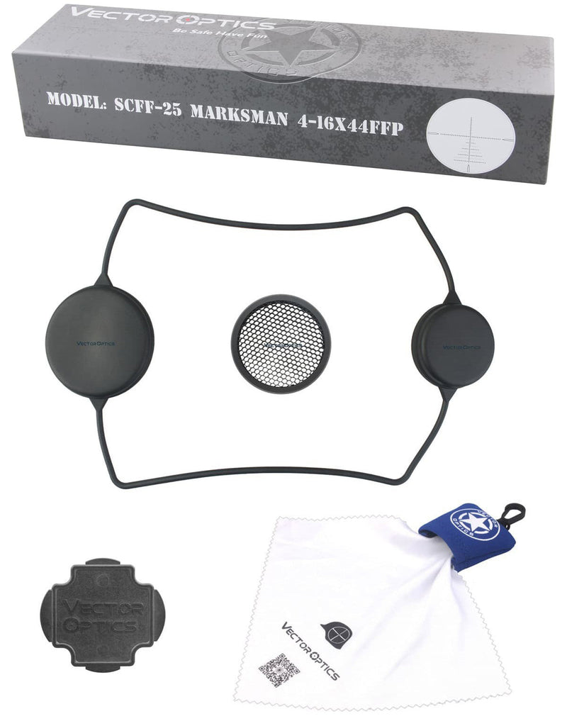 Cargue la imagen en el visor de la galería, Vector Optics Marksman 4-16x44 FFP Tactical Rifle scope 1/10 MIL First Focal Plane Sniper Hunting Riflescope Shock Proof .338