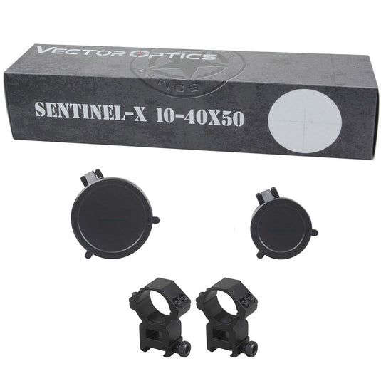 Sentinel-X 10-40x50 Package&Rings