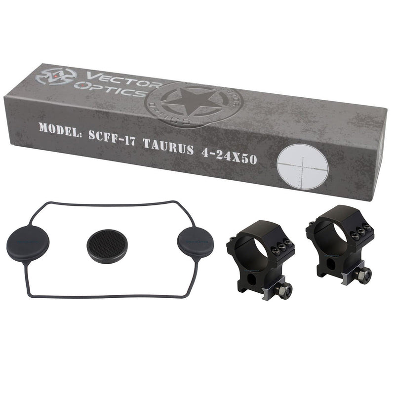 Load image into Gallery viewer, Taurus 4-24x50FFP Riflescope Details