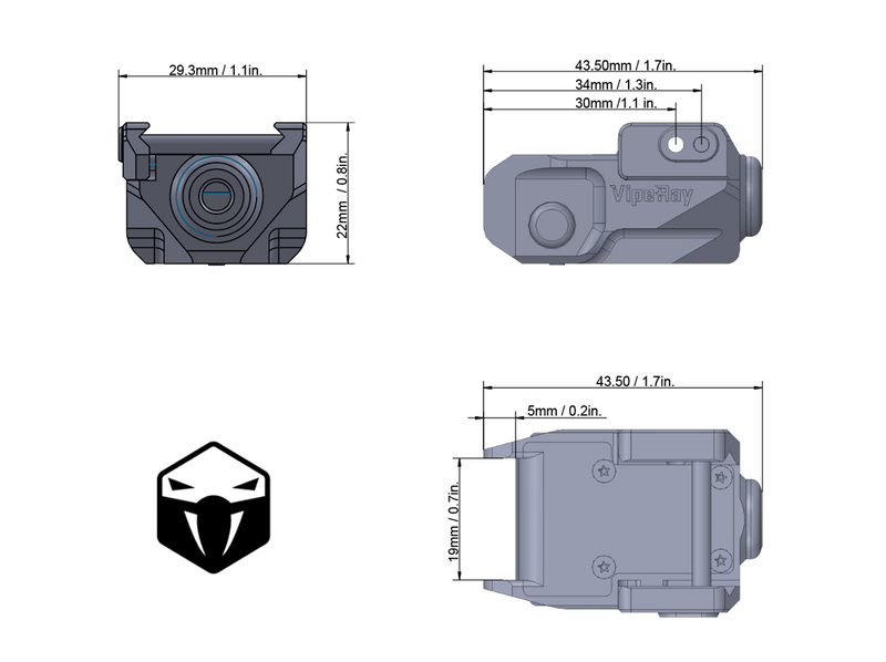 Load image into Gallery viewer, Scrapper Subcompact Pistol Red Laser Sight