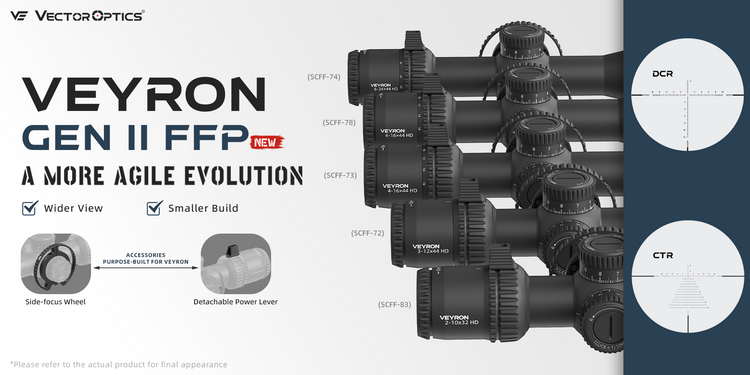 Veyron GenII Compact Scopes | Airgun, Rimfire & Precision Shooting
