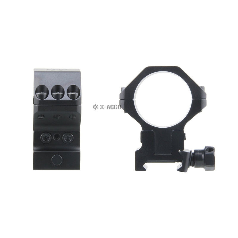 Load image into Gallery viewer, X-ACCU 30mm Adjustable Elevation Picatinny Rings - Vector Optics Online Store
