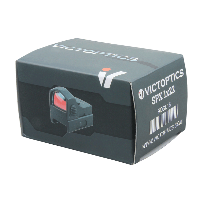 갤러리 뷰어에 이미지 로드, Victoptics SPX 1x22 Red Dot Sight packagebox
