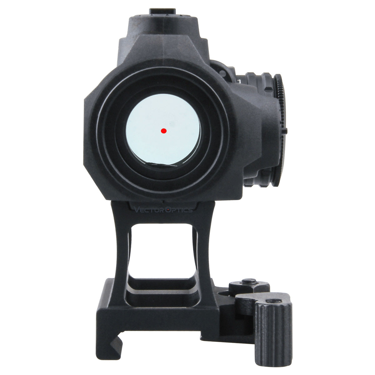 Vector Optics Maverick AR15 M4 1x22 Tactical Red Dot Scope Sight with 20mm Quick Release High Riser Picatinny Mount Base