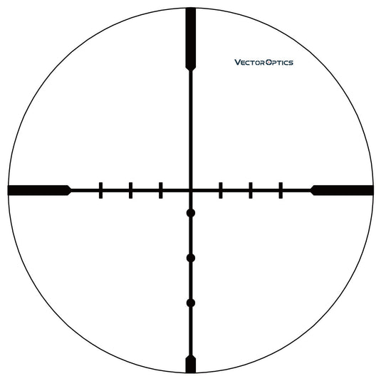 Vector Optics Hugo 4-16x44 Varmint Shooting 1 Inch Riflescope Min 10 Yds BDC Ranging Wire Reticle Turret Lock Side Focus