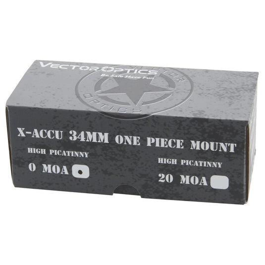 X-Accu 34mm High Profile One Piece Mount - Vector Optics Online Store