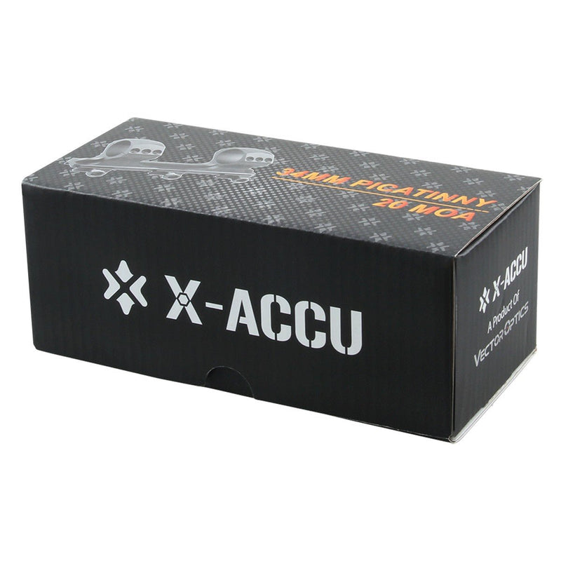 갤러리 뷰어에 이미지 로드, X-Accu 34mm Medium Profile One Piece 20MOA Picatinny Mount - Vector Optics Online Store
