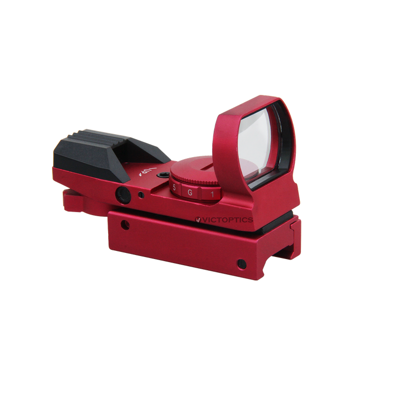 Load image into Gallery viewer, VictOptics 1x23x34 Red Dot Sight Red Finish Details
