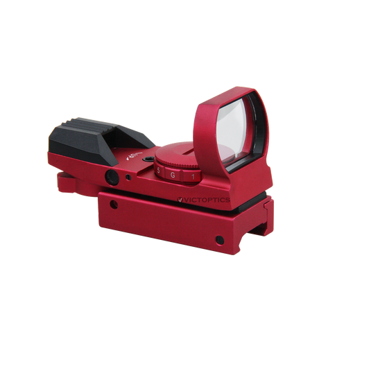 VictOptics 1x23x34 Red Dot Sight Red Finish Details