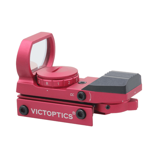 VictOptics 1x23x34 Red Dot Sight Red Finish Details