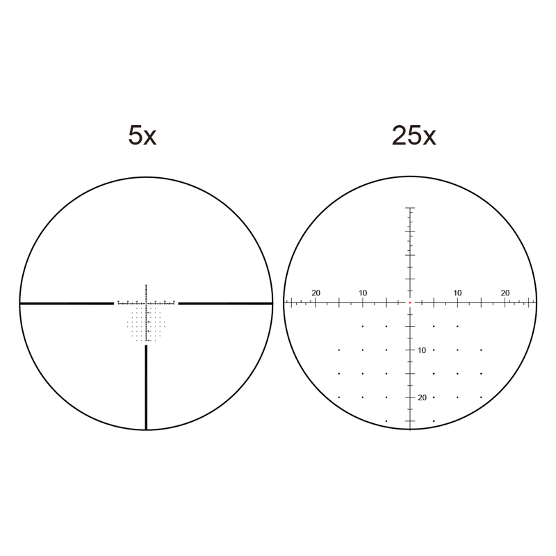 갤러리 뷰어에 이미지 로드, Sentinel 5-25x50 HD FFP Rifle Scope
