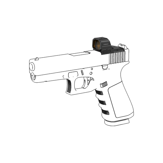 GLOCK® Standard MOS | Frenzy 1x16x21 Standard MOS Red Dot Sight (SCRD-81)