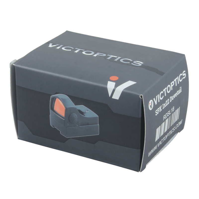 갤러리 뷰어에 이미지 로드, Victoptics SPX V3 1x22 Red Dot Sight Dovetail packagebox
