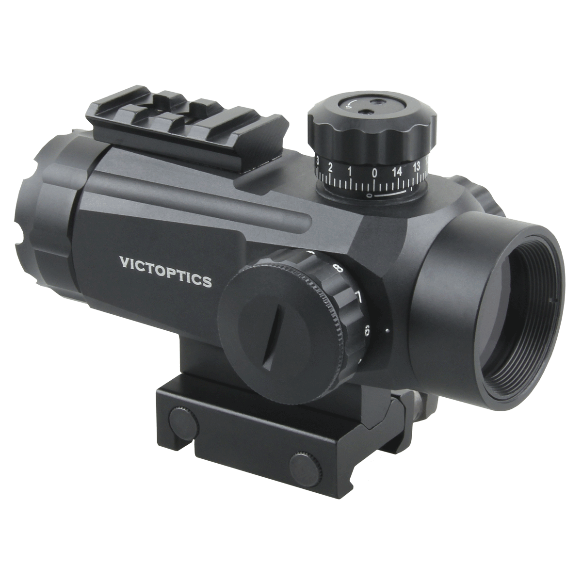VictOptics RGD 1x30 Red Dot Sight w/ 11 Levels Red Dot  2 Front