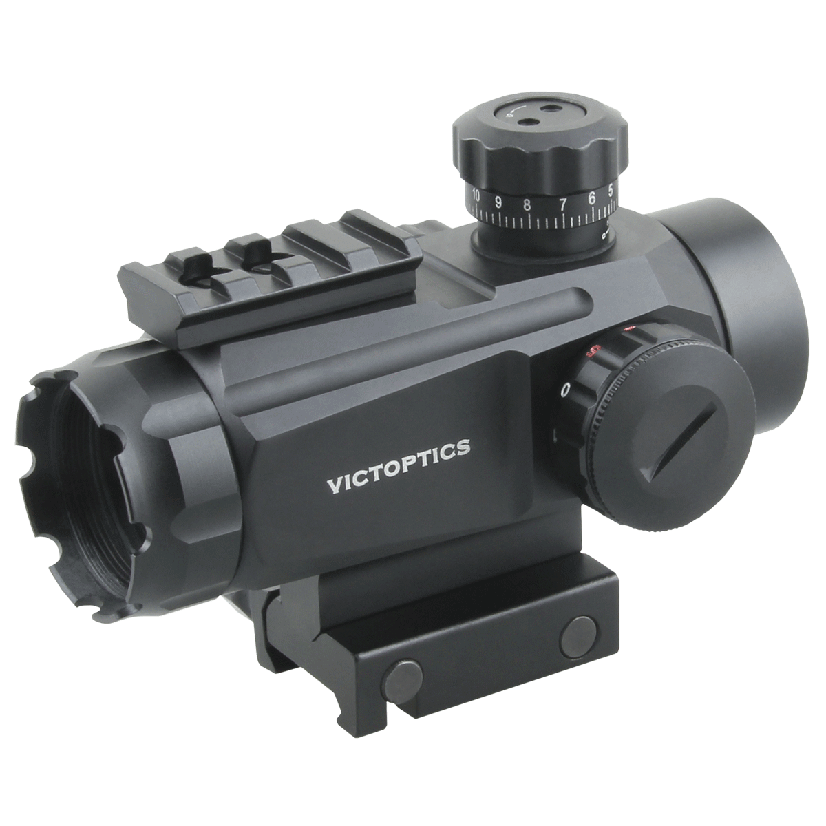 VictOptics RGD 1x30 Red Dot Sight w/ 5 Levels Red/Green Dot Front