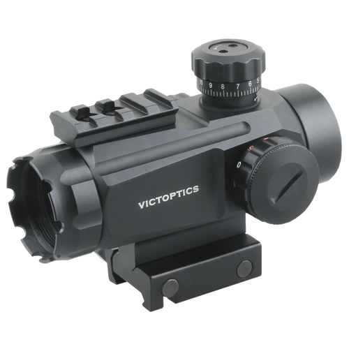 VictOptics RGD 1x30 Red Dot Sight w/ 5 Levels Red/Green Dot Front