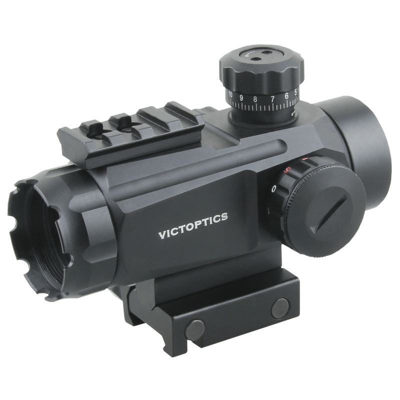 Load image into Gallery viewer, VictOptics RGD 1x30 Red Dot Sight w/ 5 Levels Red/Green Dot Front
