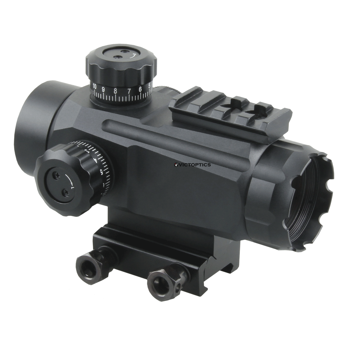 VictOptics RGD 1x30 Red Dot Sight w/ 5 Levels Red/Green Dot 2 Details