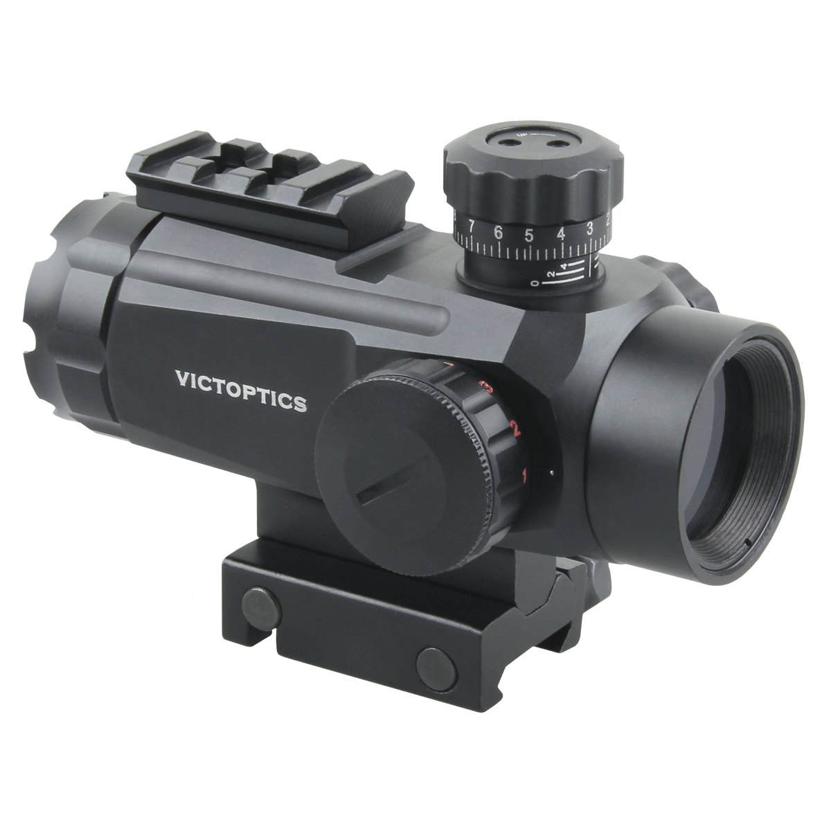VictOptics RGD 1x30 Red Dot Sight w/ 5 Levels Red/Green Dot 2 Details