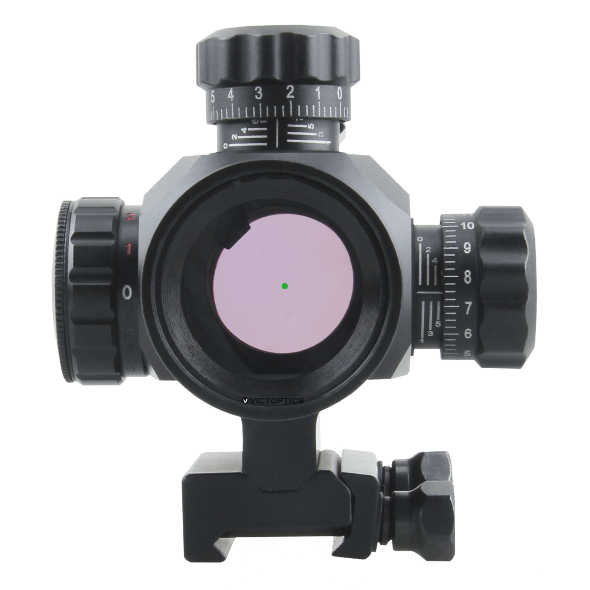VictOptics RGD 1x30 Red Dot Sight w/ 5 Levels Red/Green Dot 2 Details