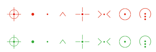 Omega Red Dot Sight – 8 & 4 Reticle Reflex Sights for Under $50 (SCRD-04/SCRD-48)