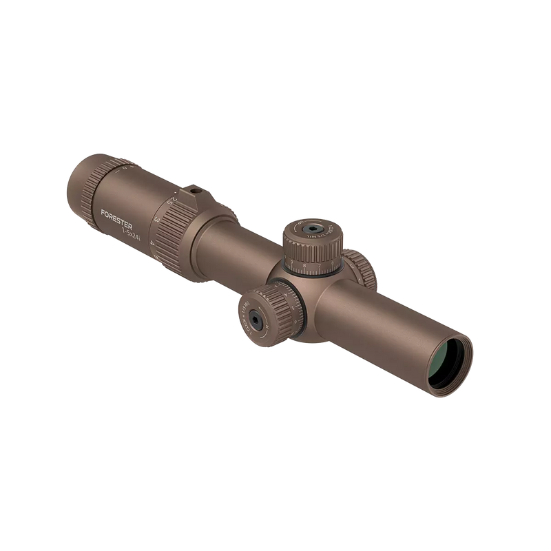 갤러리 뷰어에 이미지 로드, Forester 1-5x24i Fiber SFP LPVO Coyote FDE Rifle Scope (SCOC-55)
