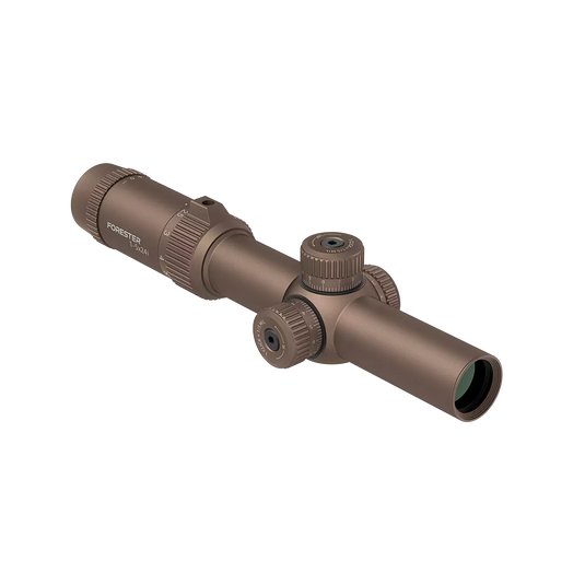 Forester 1-5x24i Fiber SFP LPVO Coyote FDE Rifle Scope (SCOC-55)