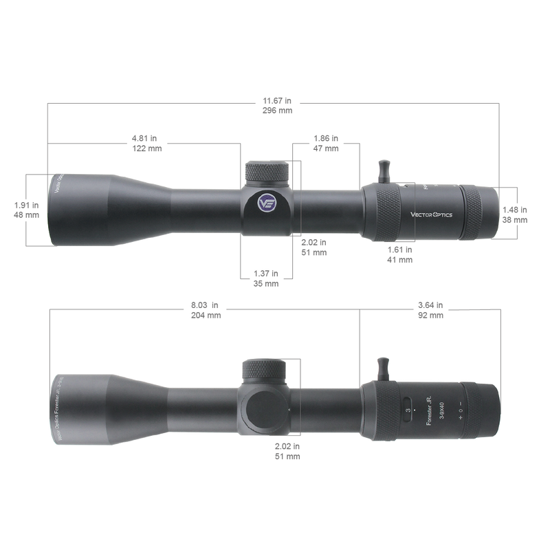 Load image into Gallery viewer, Forester JR. 3-9x40 Riflescope parameter
