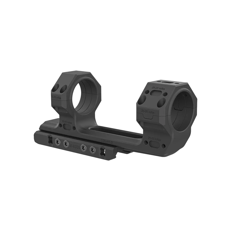 Load image into Gallery viewer, 30mm X-MOD 1.5'' One Piece Extended Picatinny Mount (XASR-3076)
