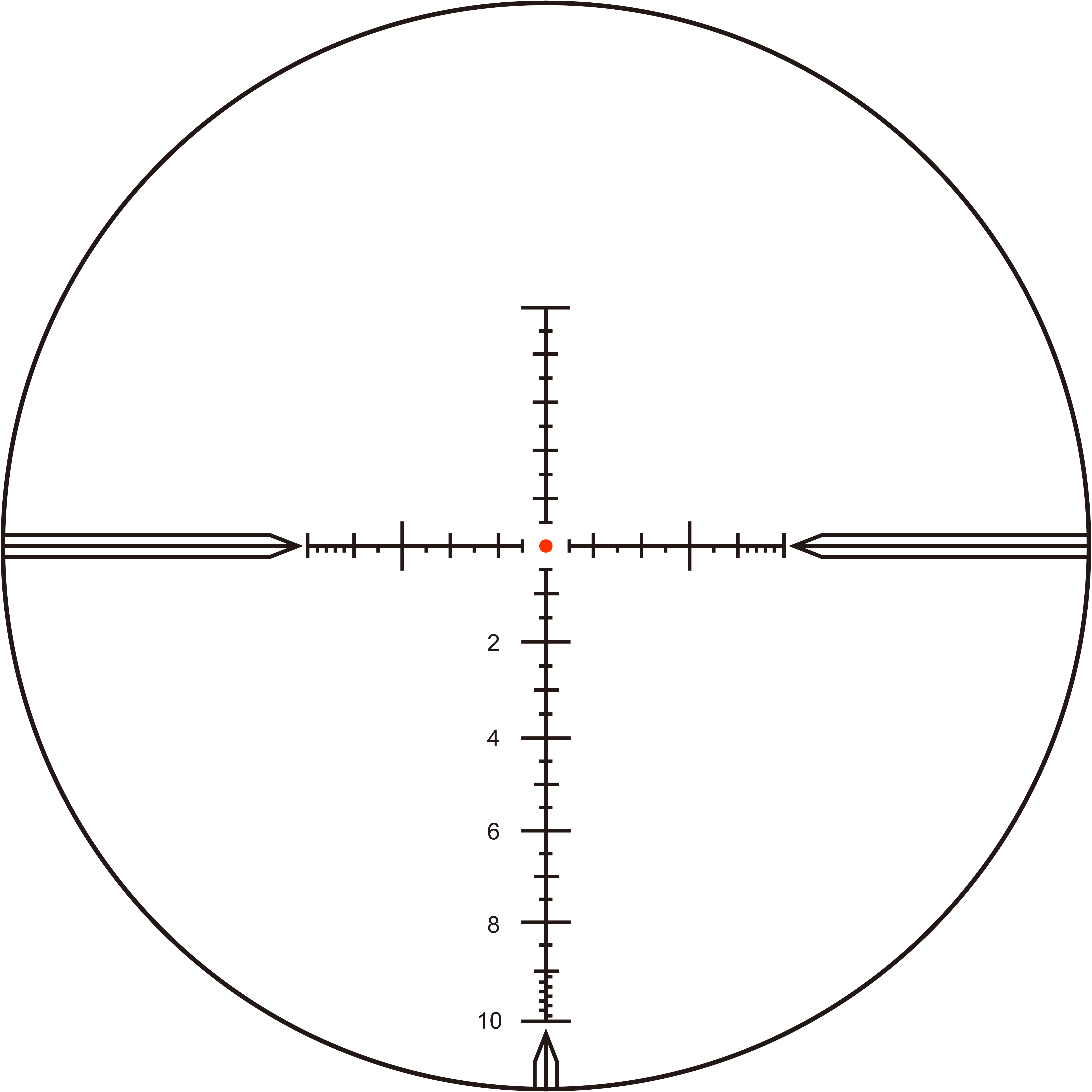 Tauron 3-18x50 GenII Rifle Scope (SCFF-64）