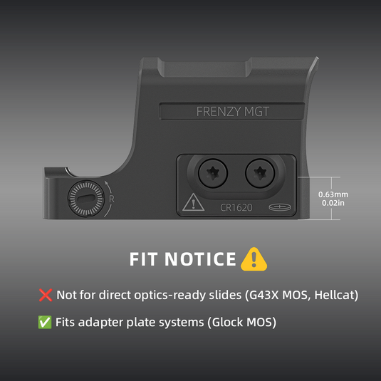Classic | Frenzy-S 1x17x20 Red Dot Sight MRT Aspheric Lens EDC | Multi Reticle, 3 MOA Dot (SCRD-M68-OLD)