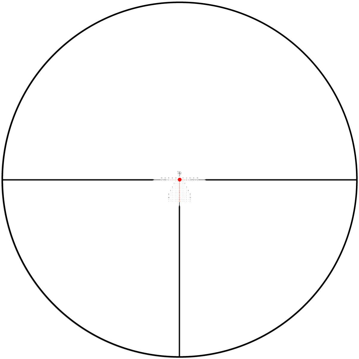 Continental X6 2-12x44 FFP MPVO Rifle Scope