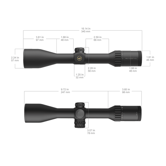 Continental x8 2-16x50 SFP ED Rifle Scope